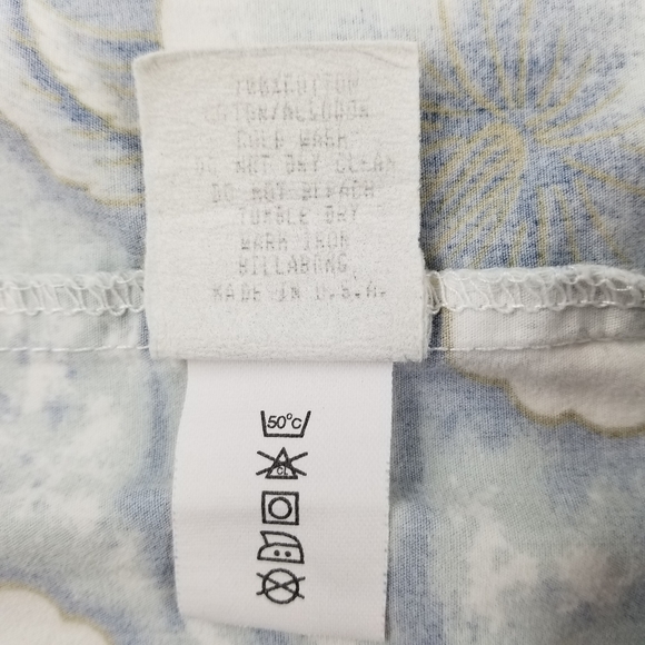 Billabong tropical short sleeve button up shirt M - Picture 4 of 7